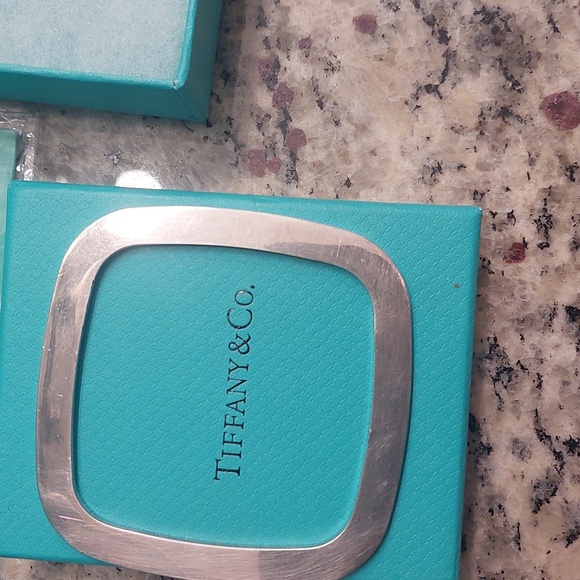 Tiffany & Co. Sterling Silver 1837 Flat bracelet bangle. - Picture 3 of 6